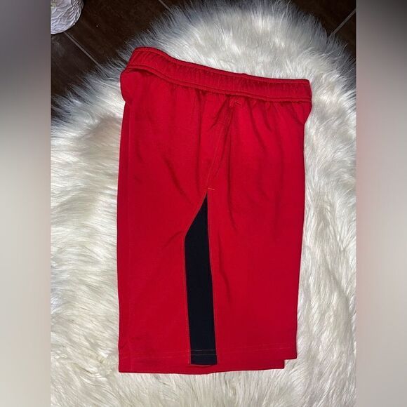 Nike dri fit red basketball shorts sz Large boys - Picture 2 of 5